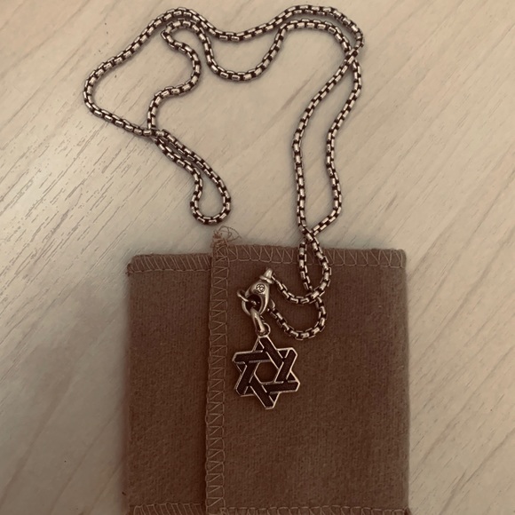 David Yurman Star of David necklace - Picture 1 of 4